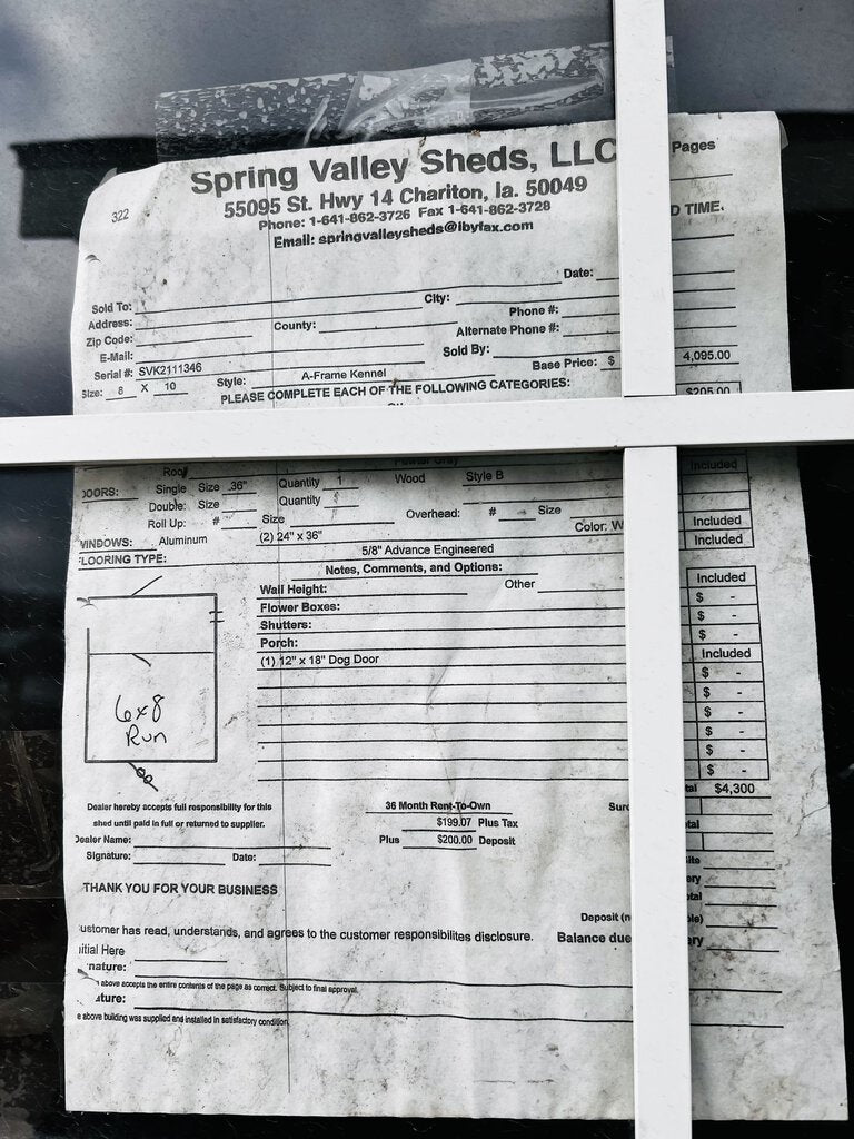 A-Frame Kennel Spring Valley Shed