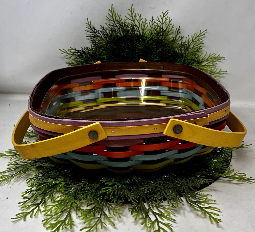 Longaberger 2016 Medium Everday Essentials Multicolored Basket