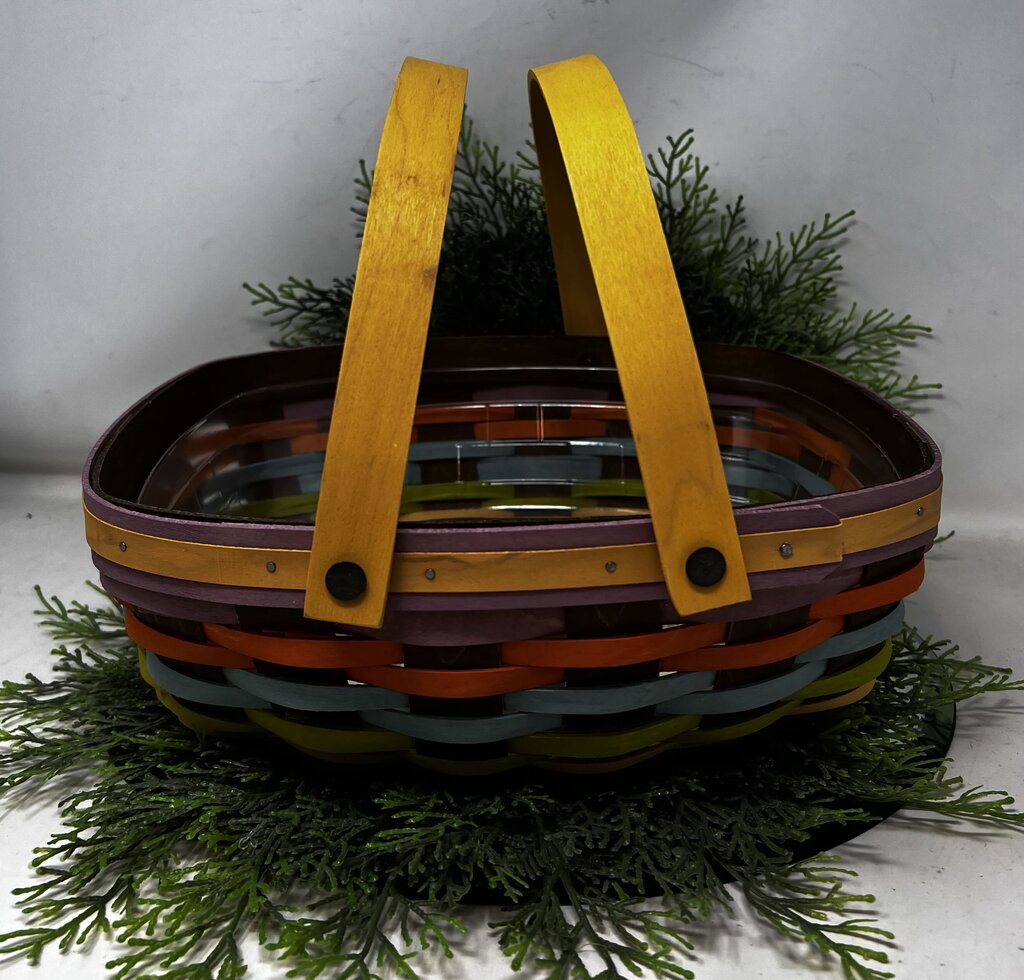 Longaberger 2016 Medium Everday Essentials Multicolored Basket