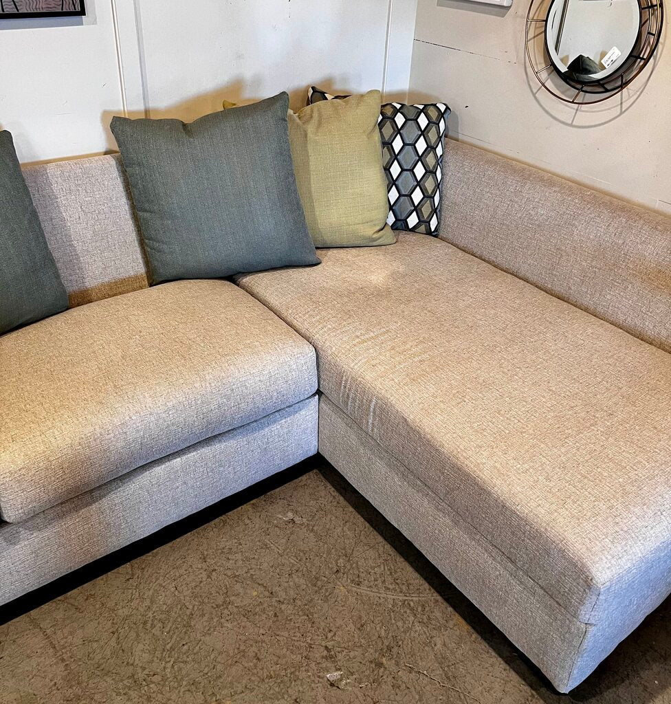 Ashley Linen Sectional Couch