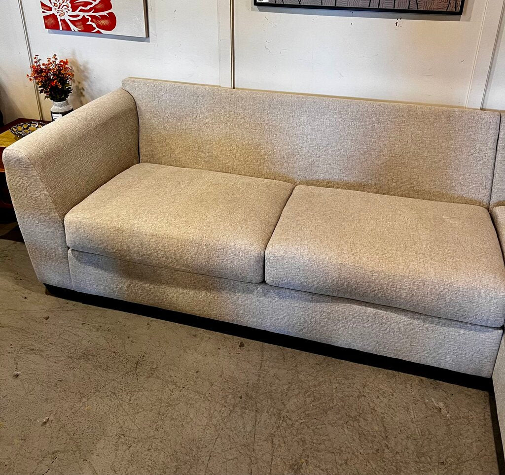 Ashley Linen Sectional Couch