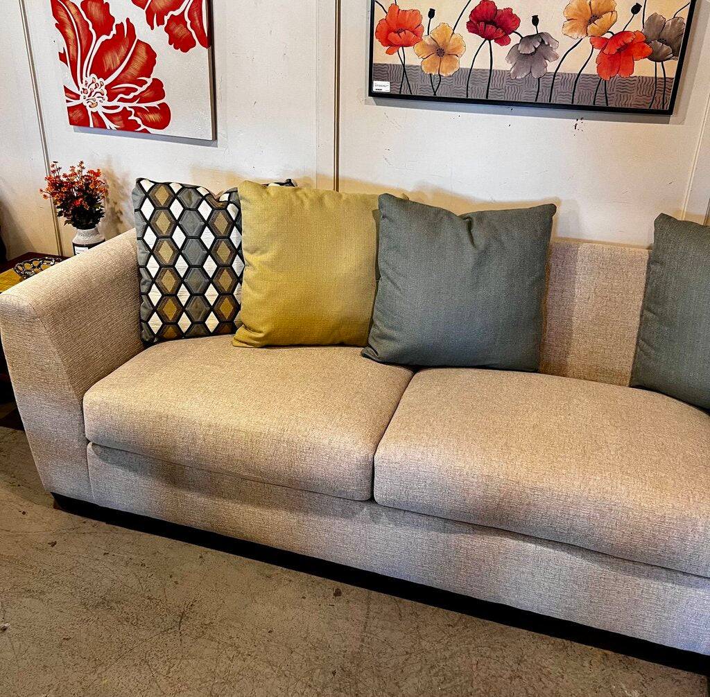 Ashley Linen Sectional Couch