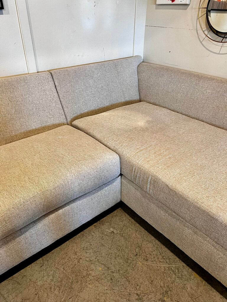 Ashley Linen Sectional Couch