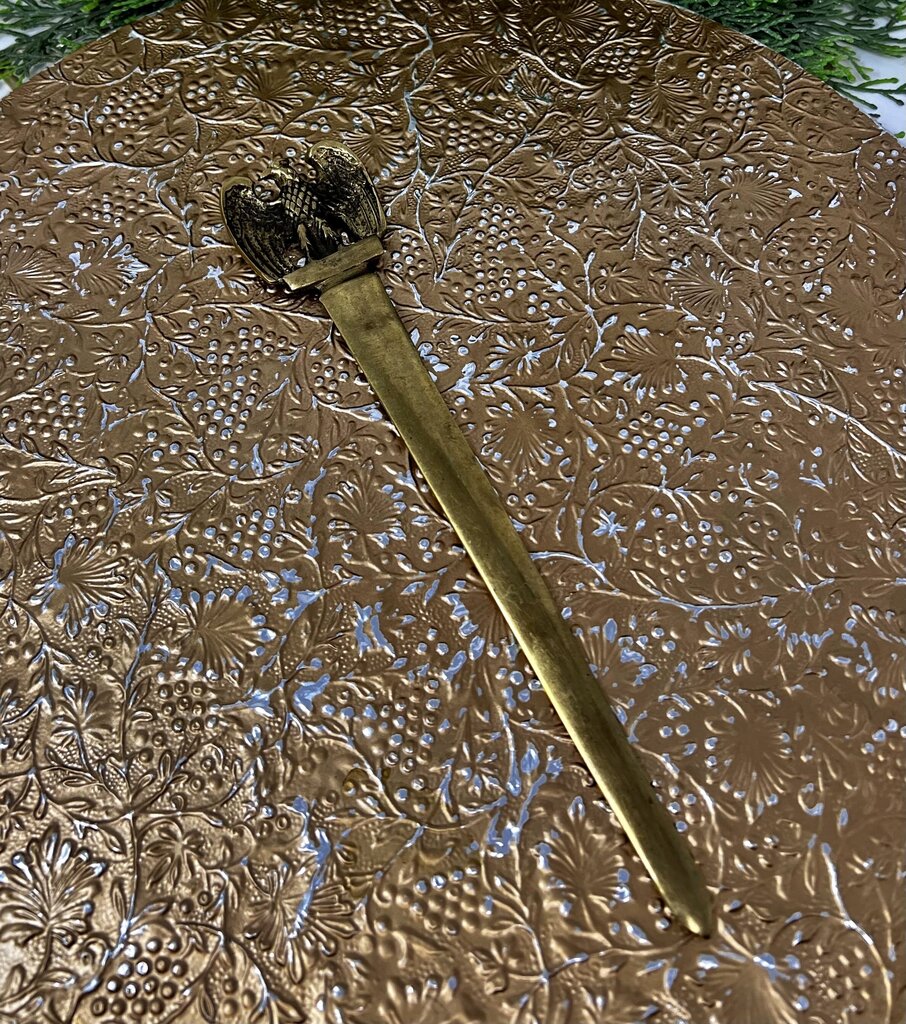 Vintage Brass Eagle Letter Opener