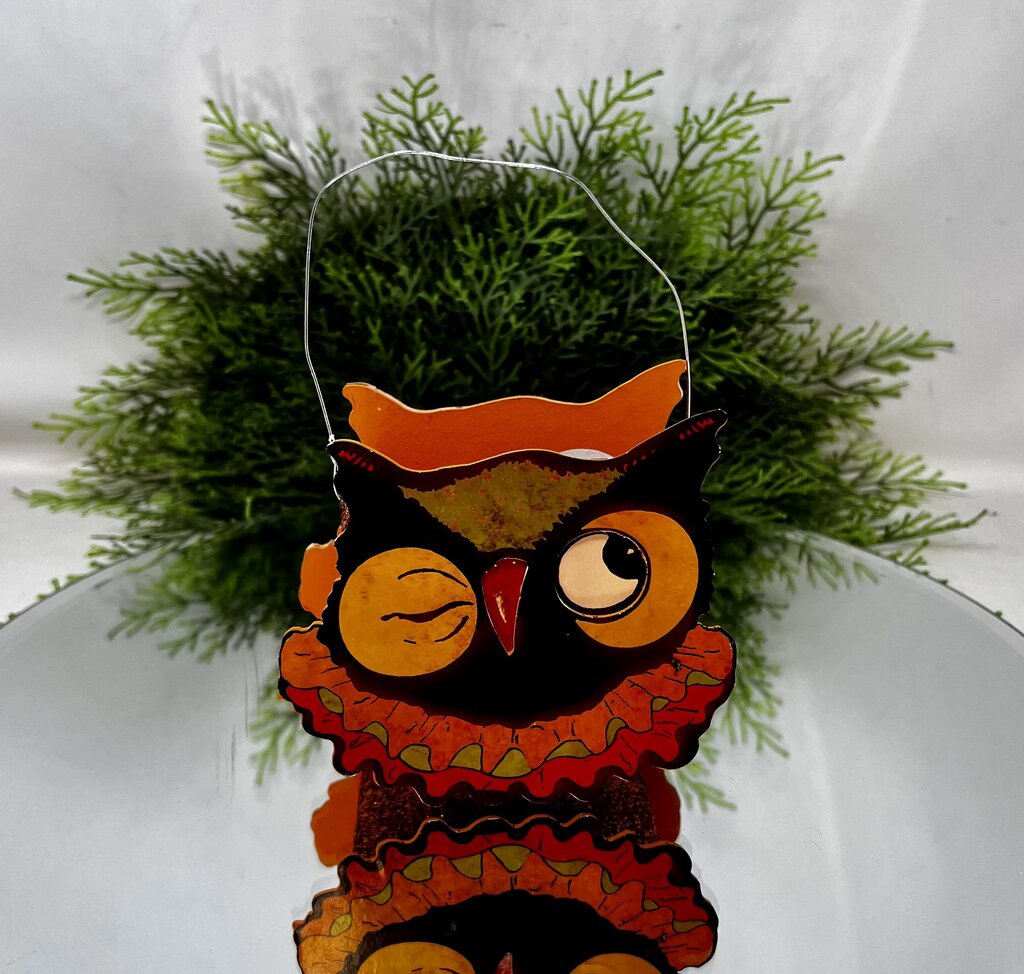 Bethany Lowe Owl Mini Bucket