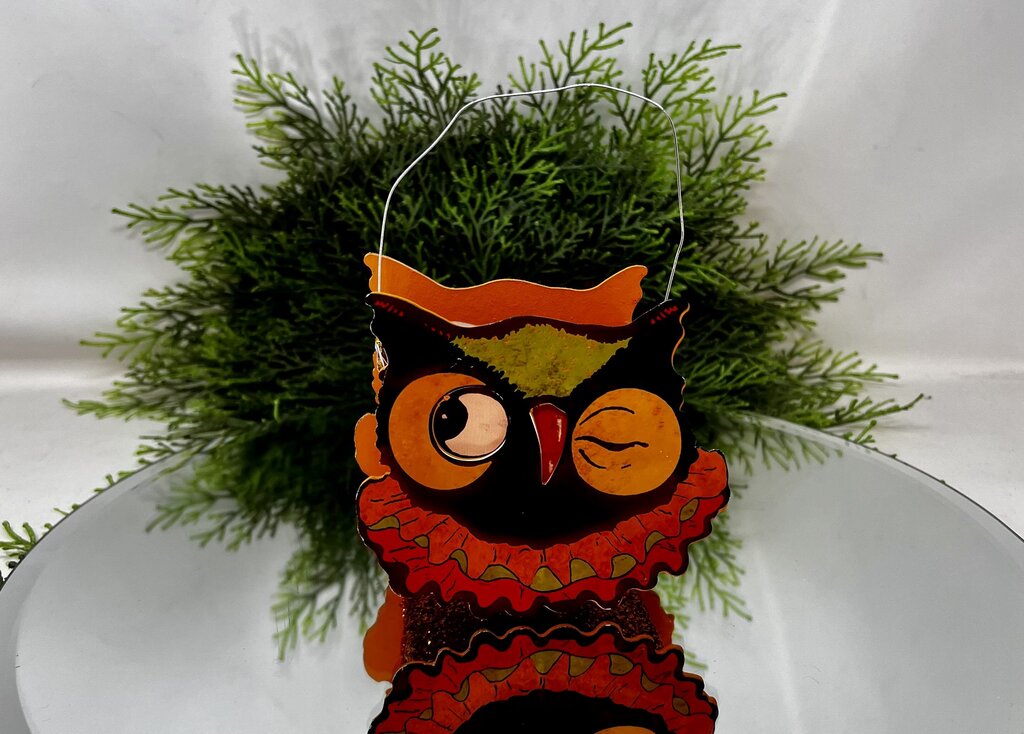 Bethany Lowe Owl Mini Bucket