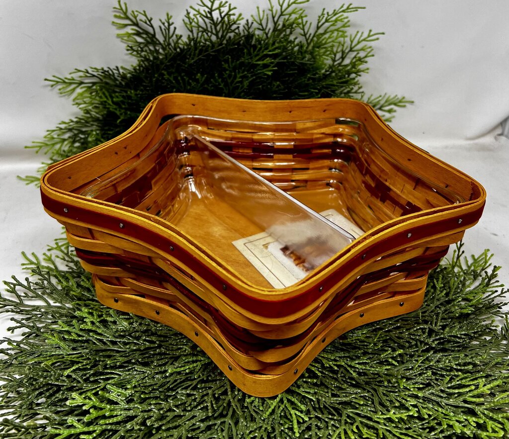 Longaberger Star Basket Lidded