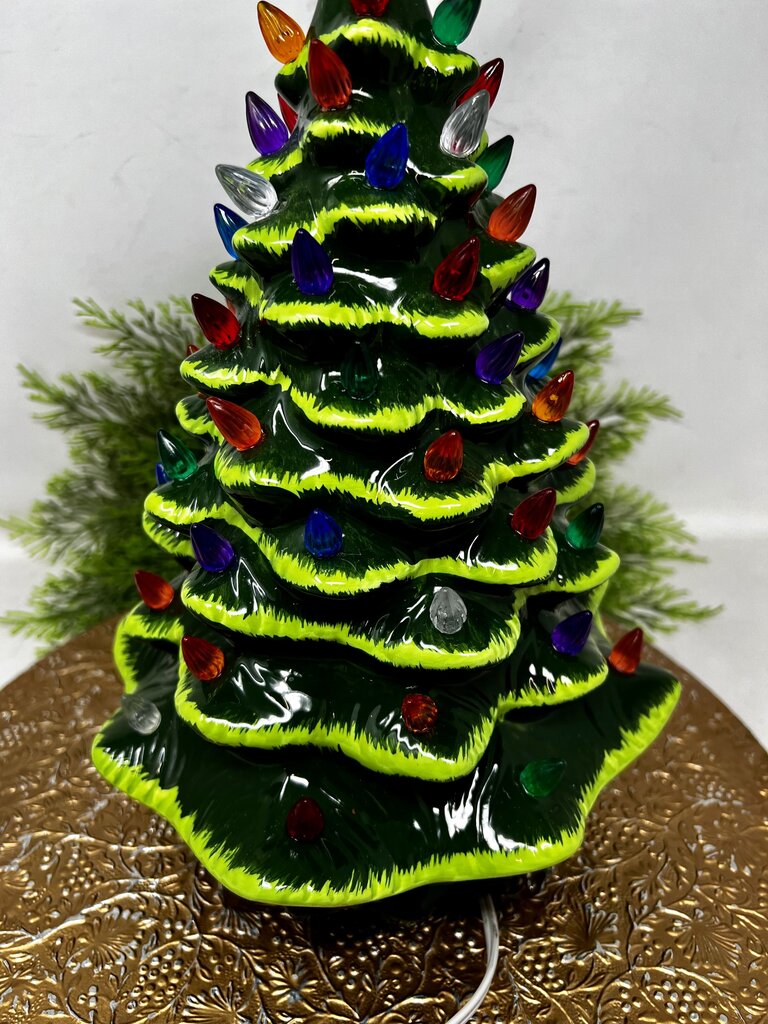 Lighted Ceramic Tree