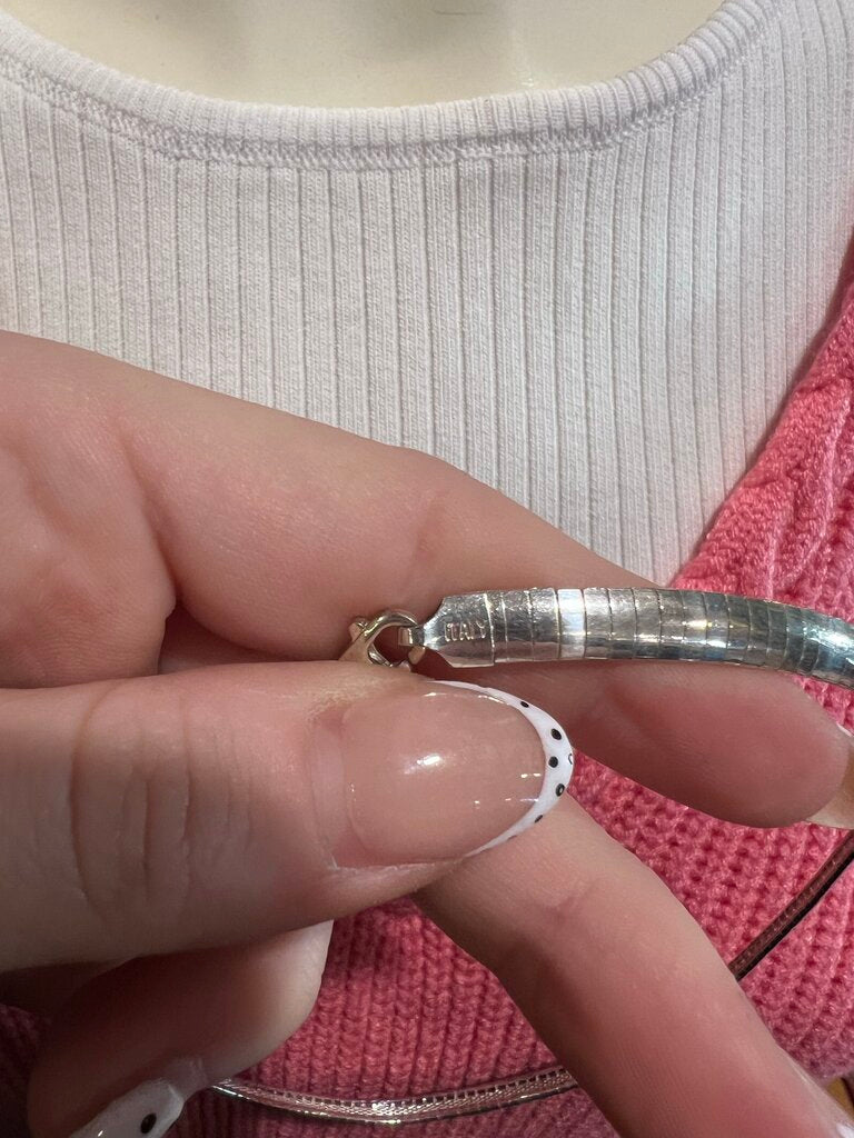 Sterling Italy Snake Chain Necklace