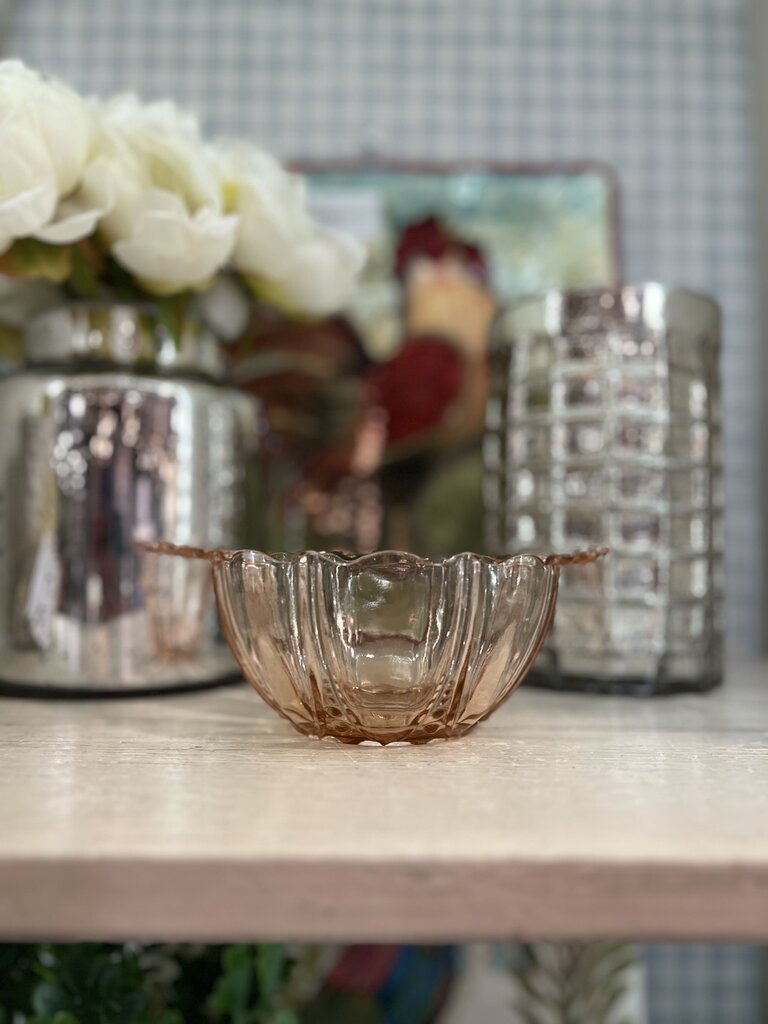 Pink Depression Glass Bowl