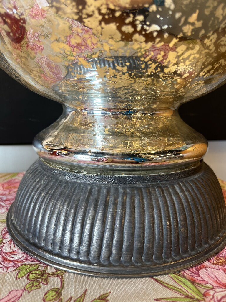 Pottery Barn Serena Antique Mercury Glass Lamp