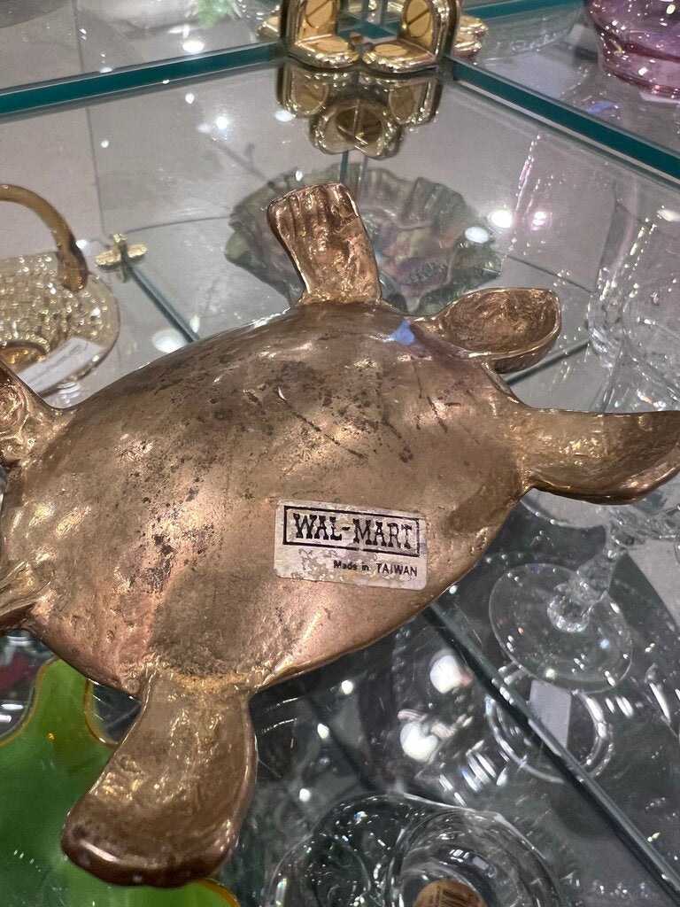 Brass Turtle Trinket Dish