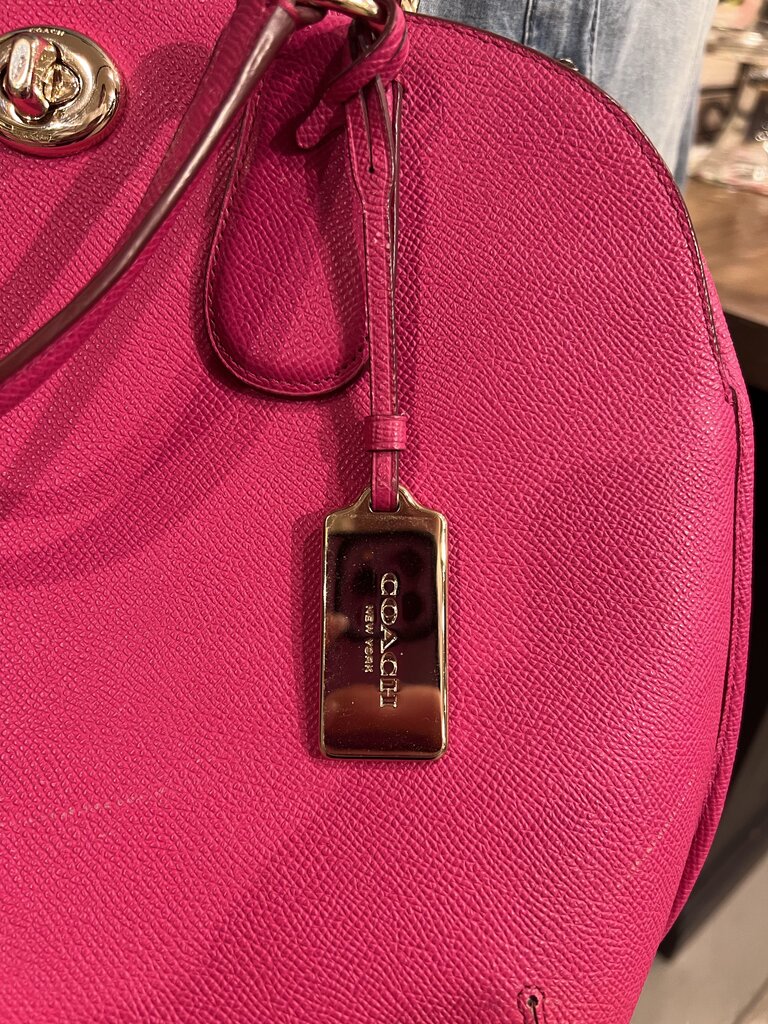 Peyton Pink Heather Dome Satchel Bag