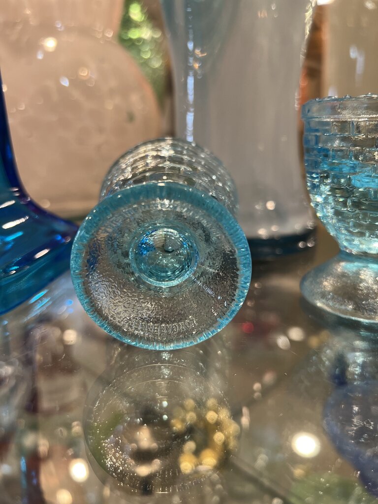 Blue Egg Cup Longaberger Weaved