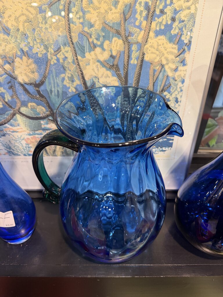 Blenko Pitcher Applied Handle