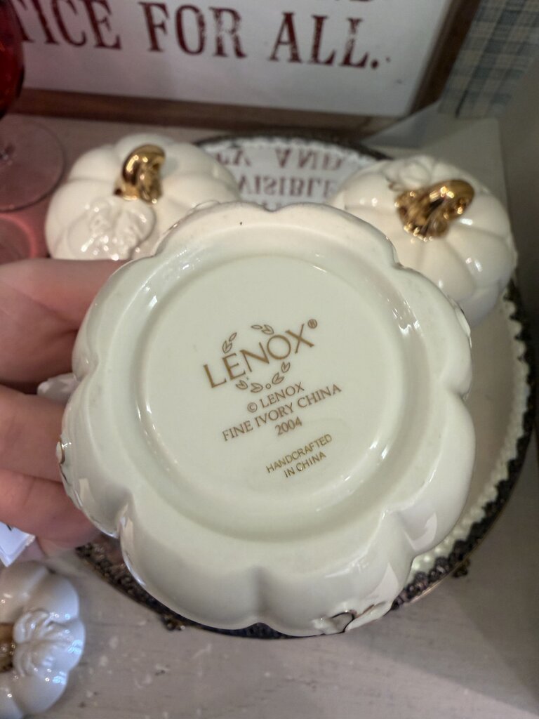 Lenox Pierced Pumpkin