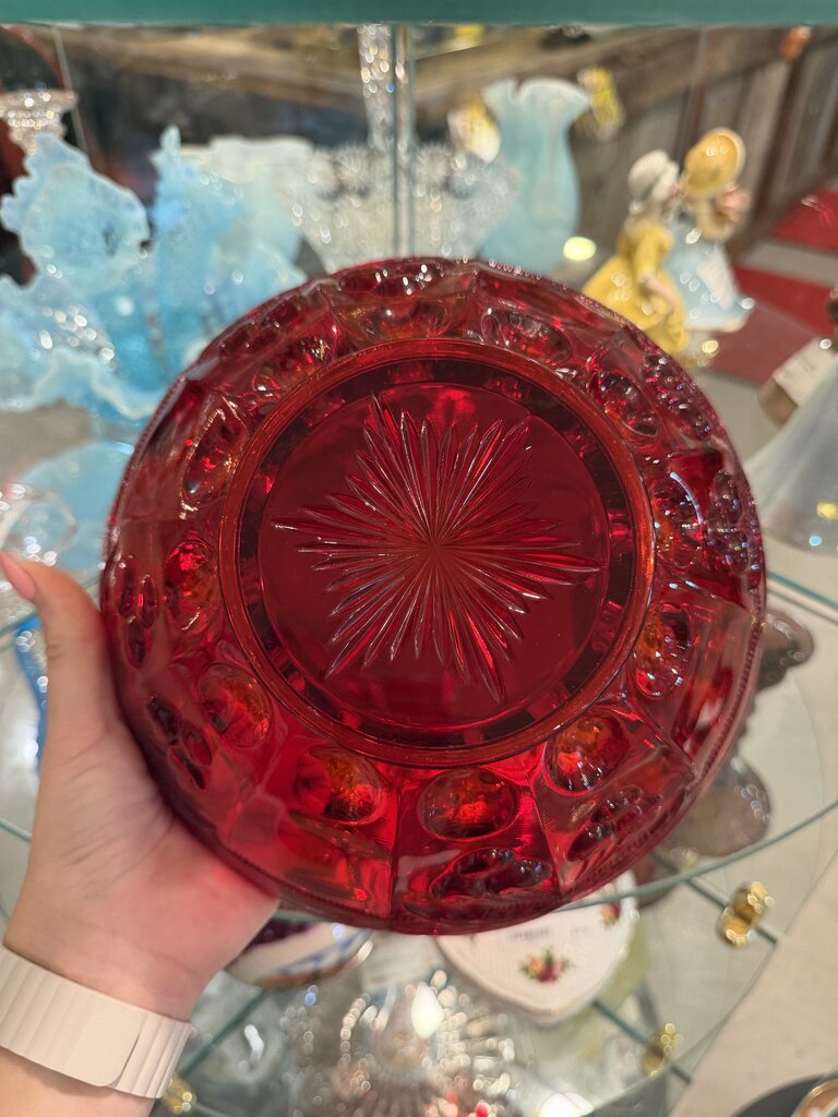 Mosser Glass Inverted Cherry Bowl