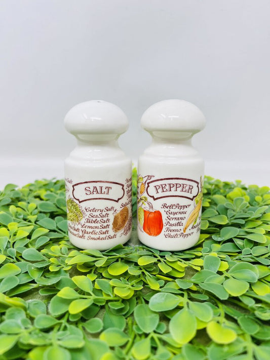 Vegetable Salt & Pepper Shaker Set
