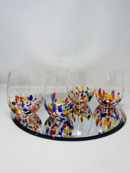 Art Glass Drinking Glass Set