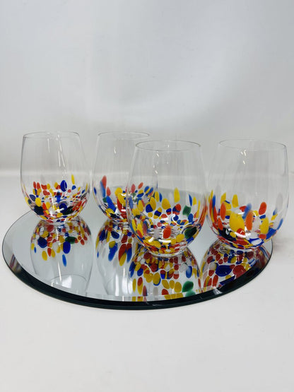 Art Glass Drinking Glass Set