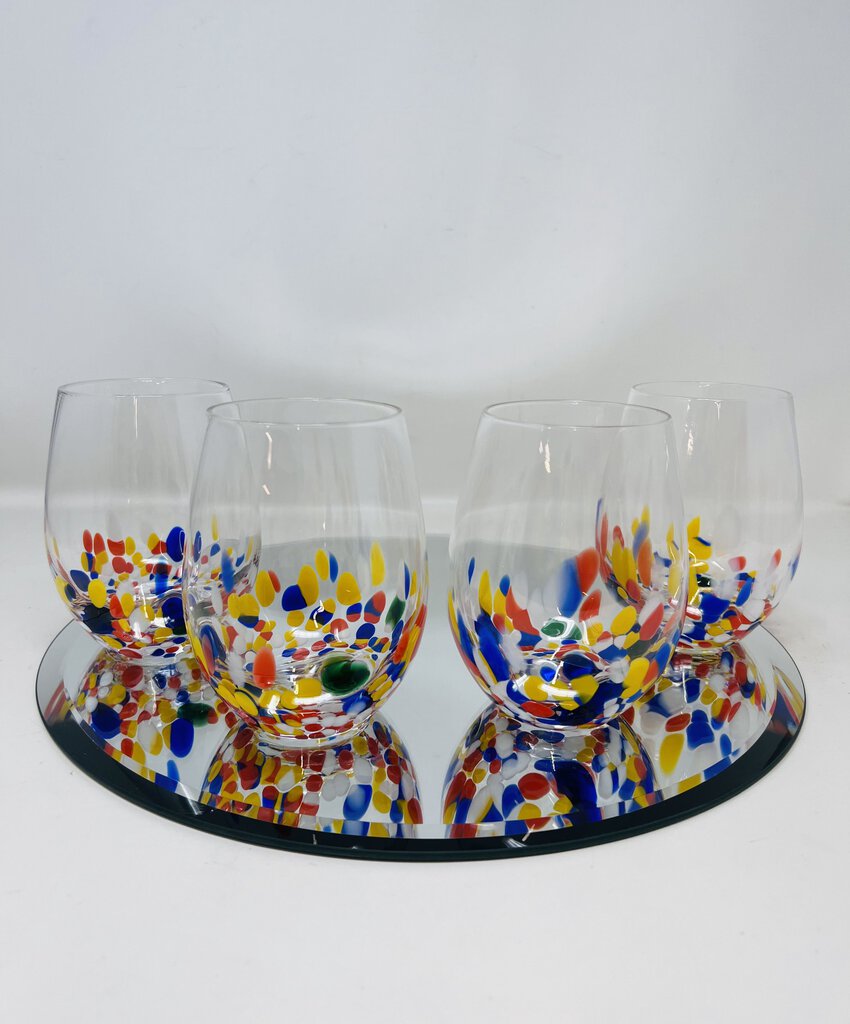 Art Glass Drinking Glass Set