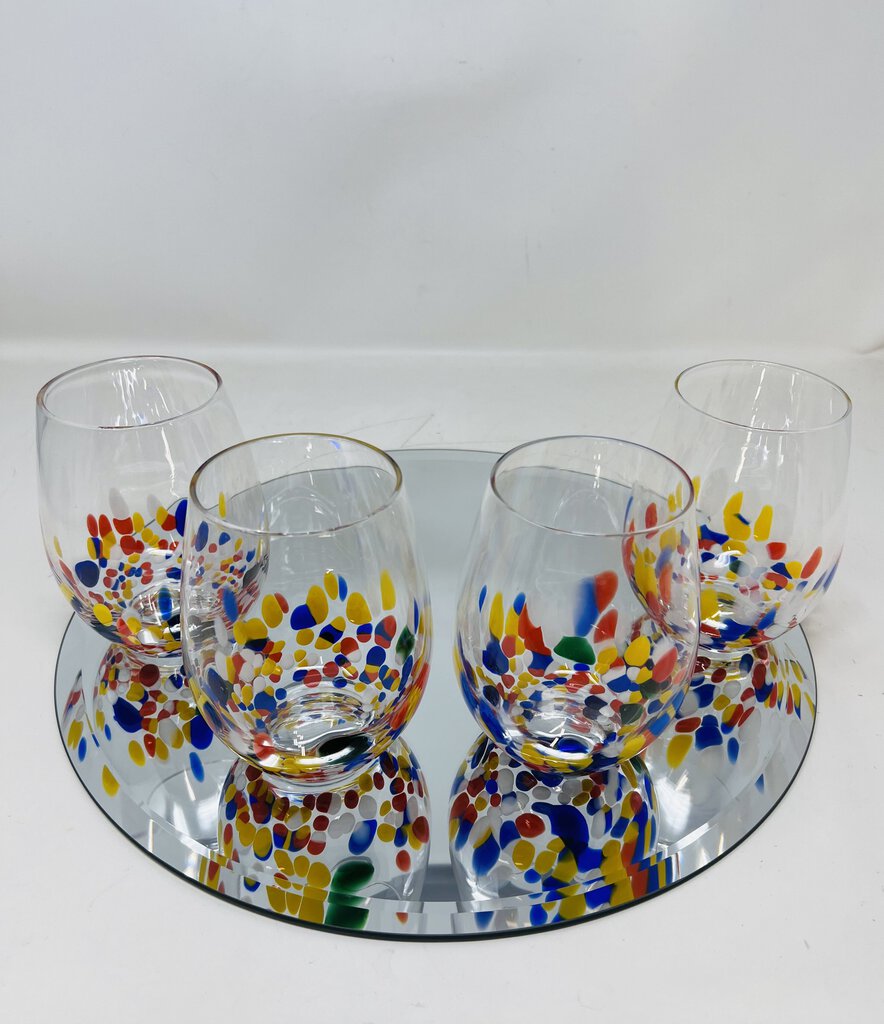 Art Glass Drinking Glass Set