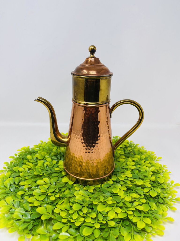 Copper Hammered Tea Pot