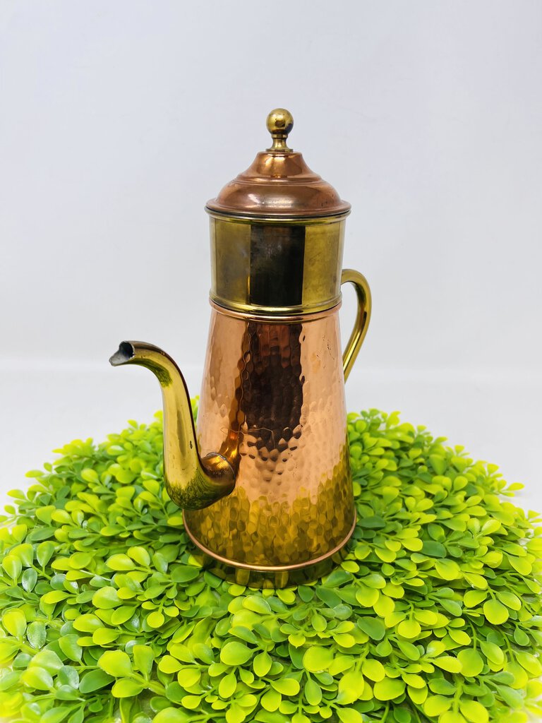 Copper Hammered Tea Pot