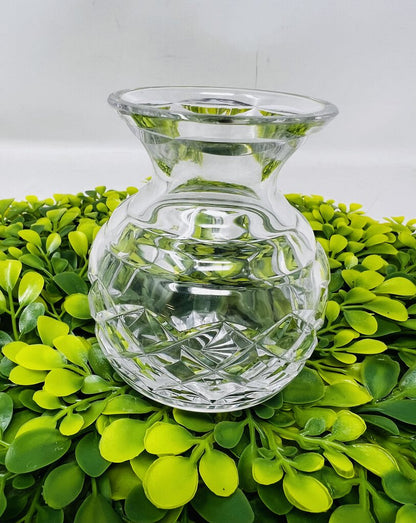 WATERFORD Crystal Cross Cut Bud Vase