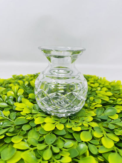 WATERFORD Crystal Cross Cut Bud Vase