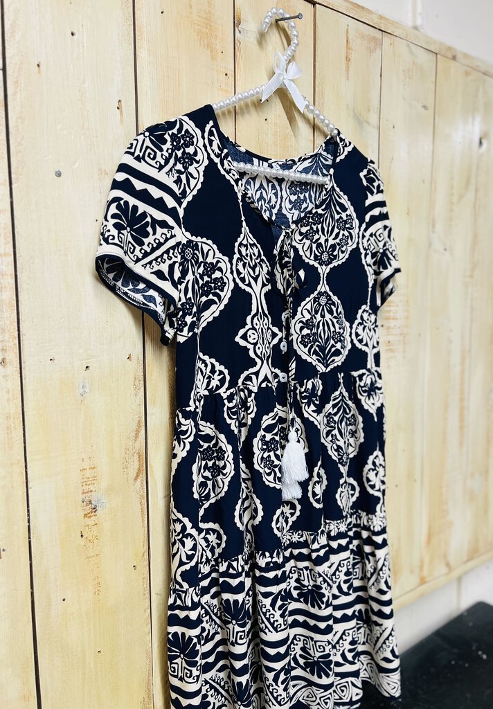 Boho Ruffled Dress SMALL