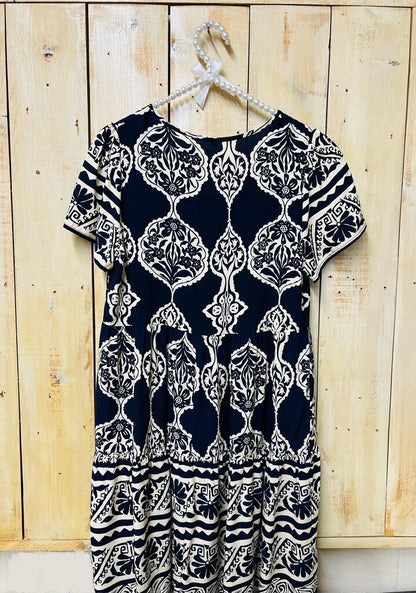 Boho Ruffled Dress SMALL