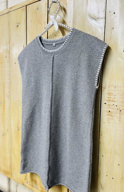 sleeveless sweater