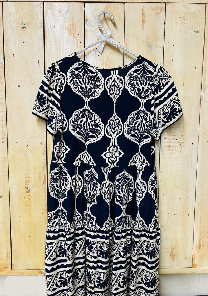 Boho Ruffled Dress MEDIUM