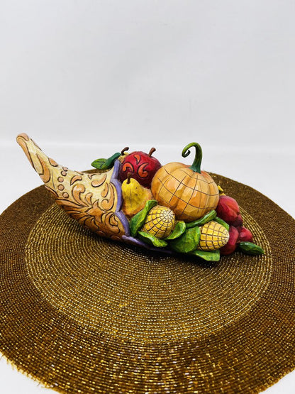 Jim Shore "Horn of Plenty" Figurine