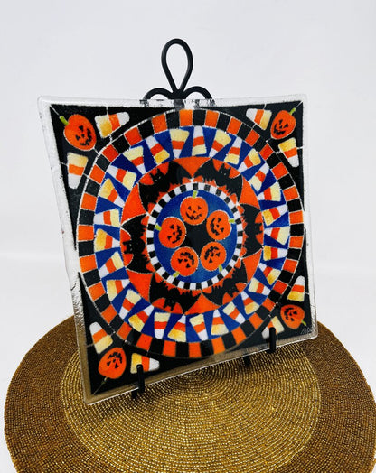 Peggy Karr Fused Glass Candy Corn