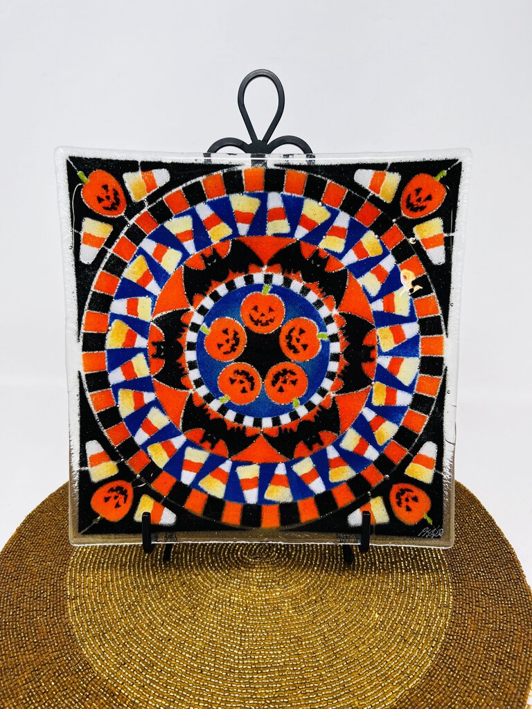 Peggy Karr Fused Glass Candy Corn