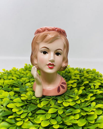 Lady Head Vase