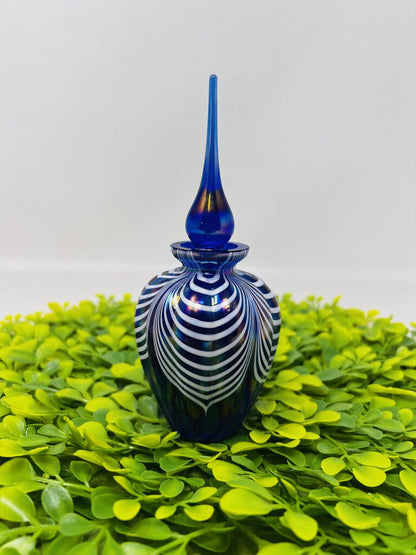 Iridescent Glass Perfume Bottle