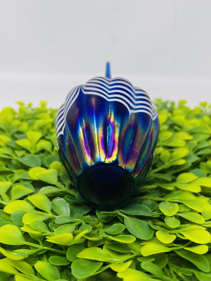 Iridescent Glass Perfume Bottle