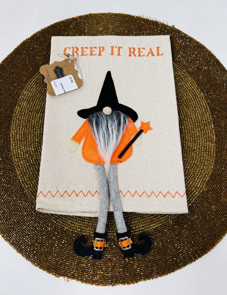 Creep It Real Gnome Towel