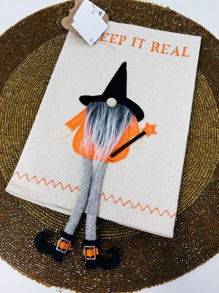 Creep It Real Gnome Towel