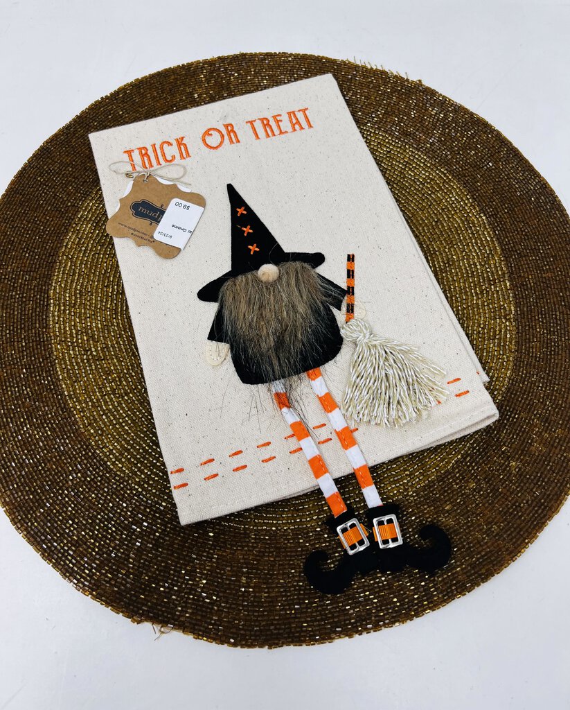 Trick Or Treat Gnome Towel