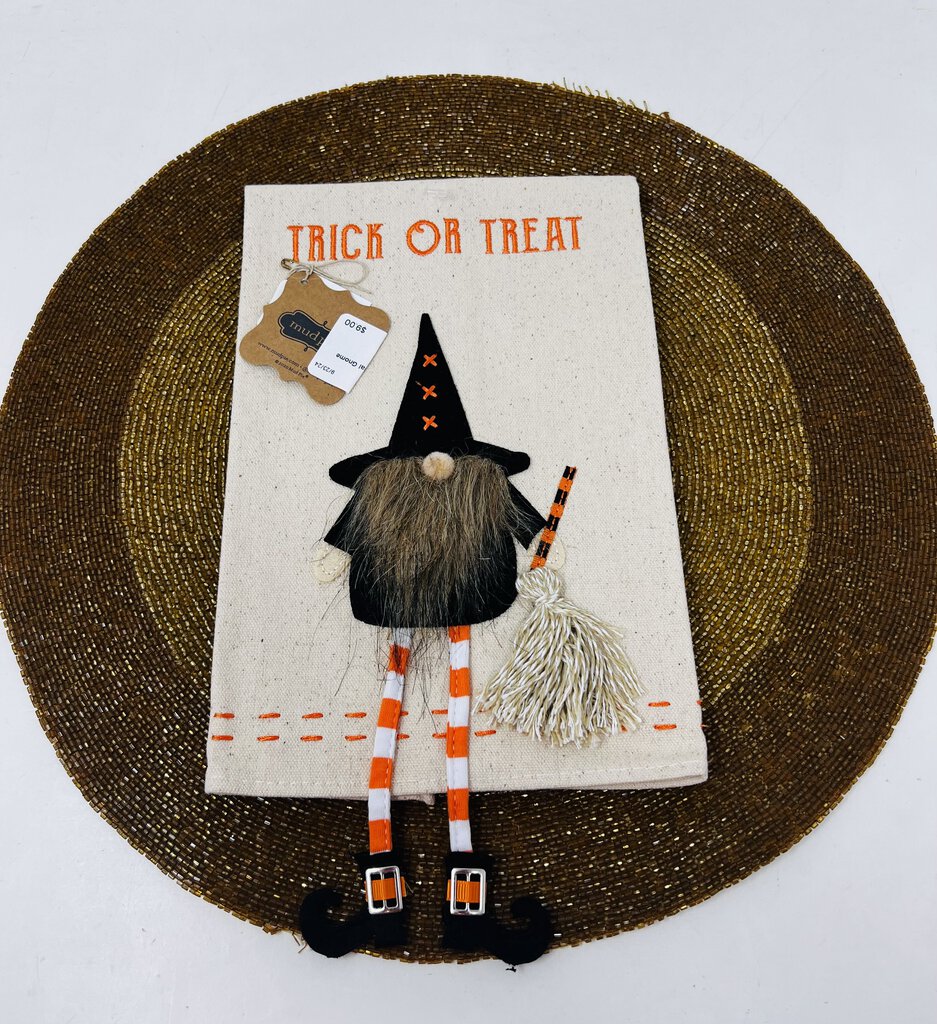 Trick Or Treat Gnome Towel