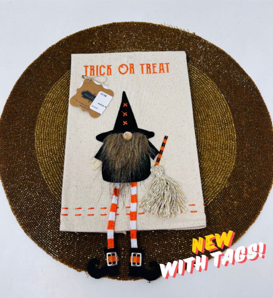 Trick Or Treat Gnome Towel