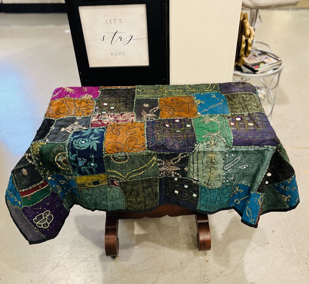 Quilted Boho Tablecloth