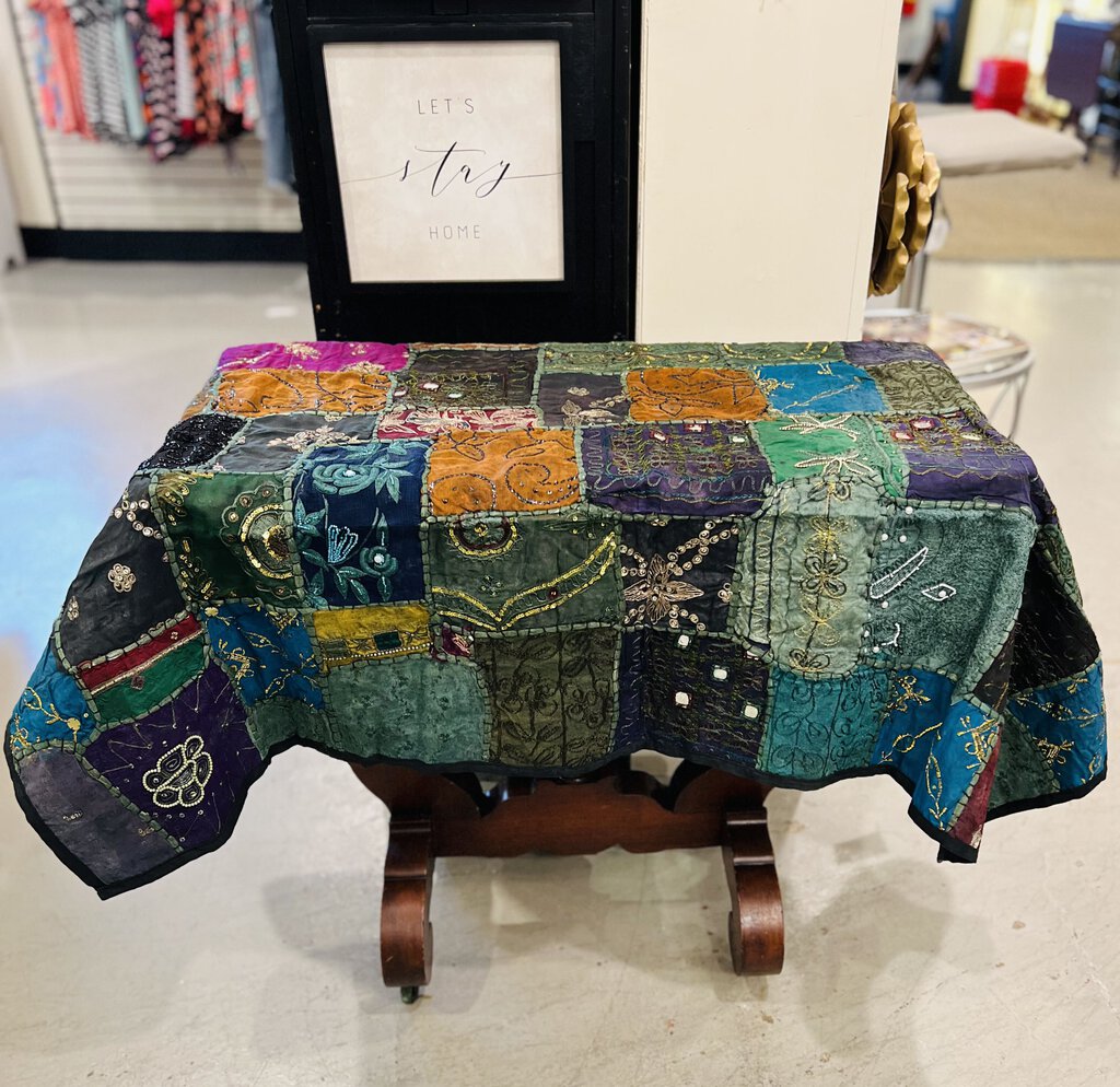 Quilted Boho Tablecloth