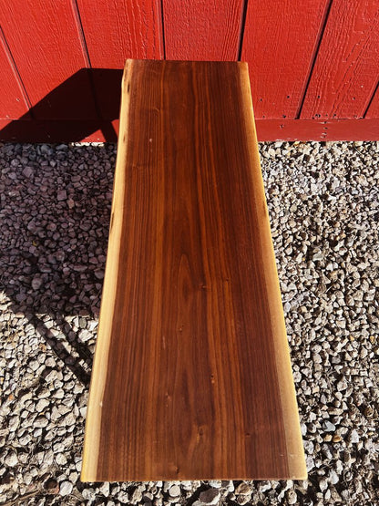 Walnut Live Edge Bench