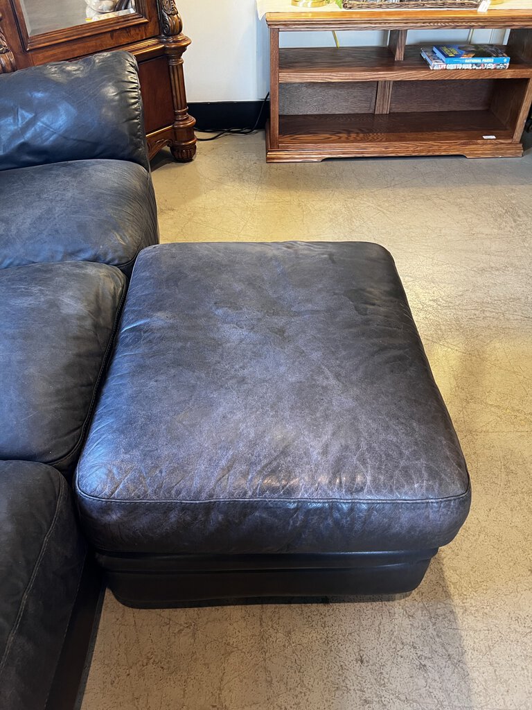 Natuzzi Leather Couch/Ottoman