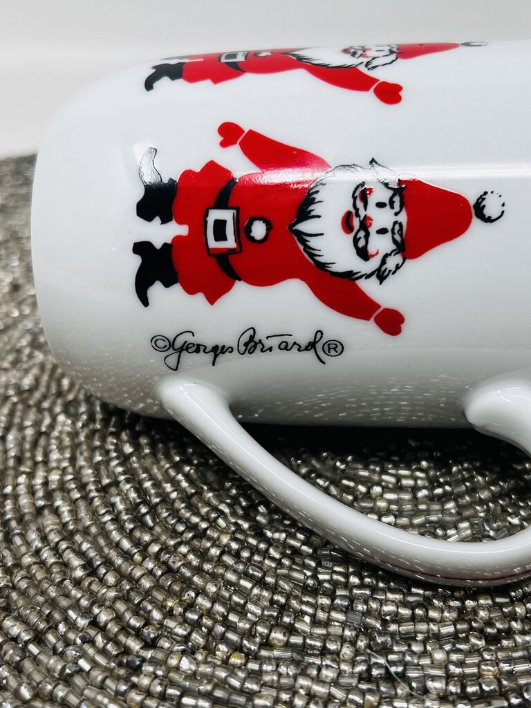 Vintage George Briard Santa Mug